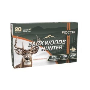 https3A2F2Fmedia.chattanoogashooting.com2Fimages2Fproduct2FXN270BHC2FXN270BHC1.jpg Fiocchi Backwoods Hunter Rifle Ammunition 270 Win 130gr HP 3100 fps 20/ct