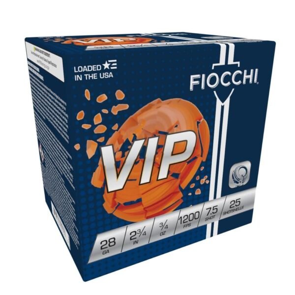 https3A2F2Fmedia.chattanoogashooting.com2Fimages2Fproduct2FXN28VIP752FXN28VIP75-1.jpg Fiocchi Exacta Target Loads 28 ga 2 3/4" 3/4 oz #7.5 1200 fps - 25/box