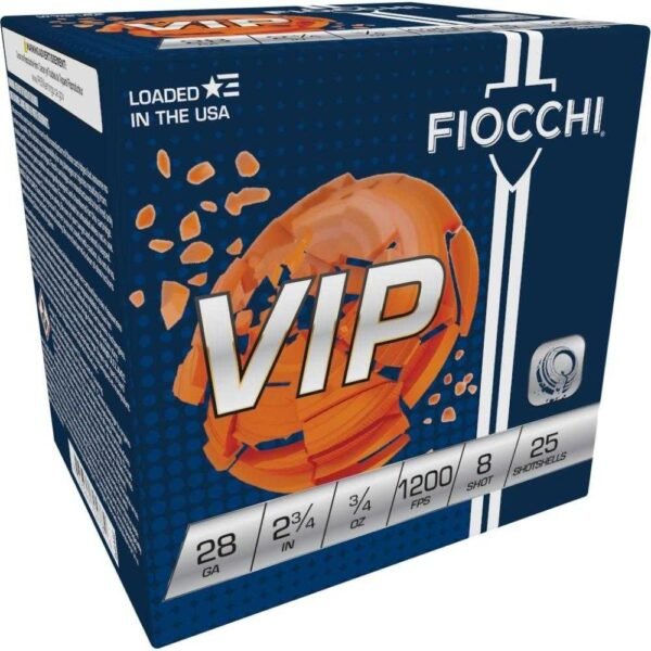 https3A2F2Fmedia.chattanoogashooting.com2Fimages2Fproduct2FXN28VIP82FXN28VIP8-1.jpg Fiocchi Exacta Target Loads 28 ga 2 3/4" 2 dr 3/4 oz #8 1200 fps 25/ct