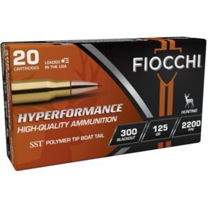 https3A2F2Fmedia.chattanoogashooting.com2Fimages2Fproduct2FXN300BLKHA2FXN300BLKHA1.jpg Fiocchi Hyperformance Hunt SST Rifle Ammunition .300 Blackout 125gr PT 2200 fps 25/ct