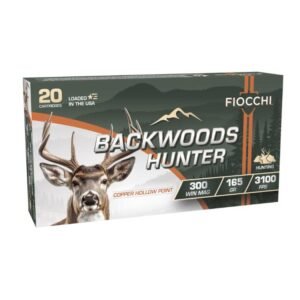 https3A2F2Fmedia.chattanoogashooting.com2Fimages2Fproduct2FXN300WMBHC2FXN300WMBHC1.jpg Fiocchi Backwoods Hunter Rifle Hunter .300 Win Mag 165gr CHP 3100 fps 20/ct
