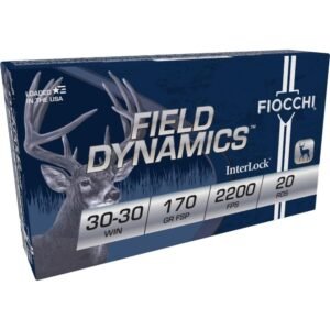 https3A2F2Fmedia.chattanoogashooting.com2Fimages2Fproduct2FXN3030C2FXN3030C-1.jpg Fiocchi Field Dynamics FSP Rifle Ammunition 30-30 Win 170gr 2200 PSP 20/ct