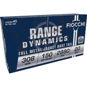 https3A2F2Fmedia.chattanoogashooting.com2Fimages2Fproduct2FXN308A2FXN308A-1.jpg Fiocchi Rifle Shooting Dynamics Rifle Ammunition .308 Win 150 gr FMJ 2890 fps - 20/box