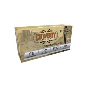https3A2F2Fmedia.chattanoogashooting.com2Fimages2Fproduct2FXN32SWLL2Fxn32SWLL.jpg Fiocchi Cowboy Action Handgun Ammunition 32 S&W Long 97gr LFN 800 fps 50/ct