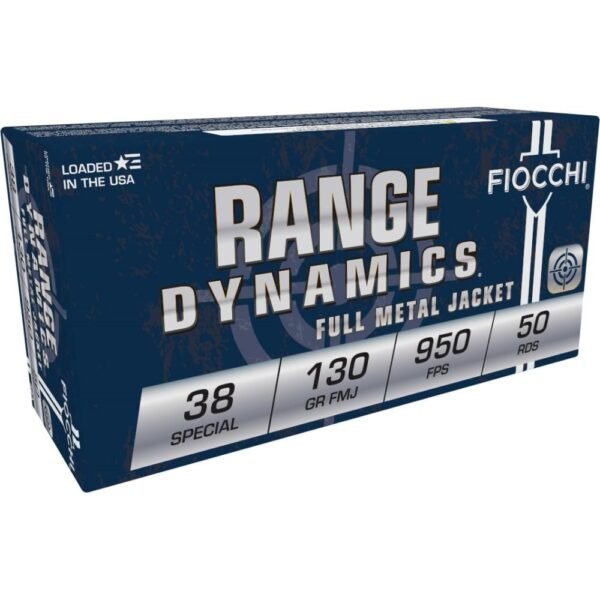 https3A2F2Fmedia.chattanoogashooting.com2Fimages2Fproduct2FXN38A2FXN38A-1.jpg Fiocchi Pistol Shooting Dynamics Handgun Ammunition .38 Spl 130 gr FMJ 950 fps 50/box