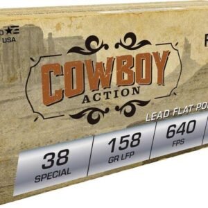 https3A2F2Fmedia.chattanoogashooting.com2Fimages2Fproduct2FXN38CA2FXN38CA.jpg Fiocchi Cowboy Action Handgun Ammunition 38 Spl 158gr LFN 640 fps 50/ct