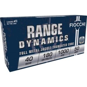 https3A2F2Fmedia.chattanoogashooting.com2Fimages2Fproduct2FXN40SWD2FXN40SWD-1.jpg Fiocchi Range Dynamics Handgun Ammunition .40 S&W 180 gr FMJ 1000 fps 50/ct