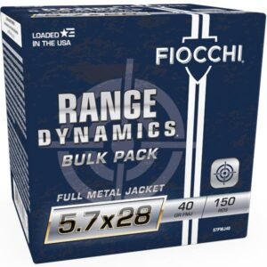 https3A2F2Fmedia.chattanoogashooting.com2Fimages2Fproduct2FXN57FMJ402F57FMJ40-3D.jpg Fiocchi Range Dynamics Handgun Ammunition 5.7x28 FN 40gr FMJ 1700 fps 150/ct