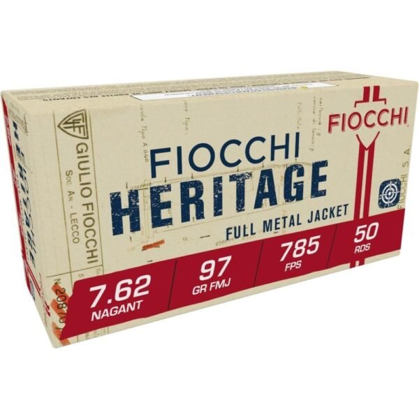 https3A2F2Fmedia.chattanoogashooting.com2Fimages2Fproduct2FXN762A2FXN762A-1.jpg Fiocchi Pistol Shooting Dynamics Handgun Ammunition 7.62x38mmR 97 gr FMJ 1082 fps 50/box