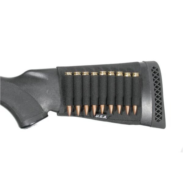 https3A2F2Fmedia.chattanoogashooting.com2Fimages2Fproduct2FXO74SH02BK2FXO74SH02BK.jpg Blackhawk Butt Stock Shell Holder - Shotgun