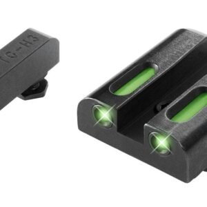 https3A2F2Fmedia.chattanoogashooting.com2Fimages2Fproduct2FXRTG13GL2A2FXRTG13GL2A.jpg Truglo TFX Tritium/Fiber Optic Day/Night Sights Fits Glock 20 21 25 28 29 30 31 32 37 40 and 41 - White Outline Front/Rear Green