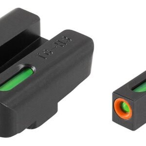 https3A2F2Fmedia.chattanoogashooting.com2Fimages2Fproduct2FXRTG13GL2PC2FXRTG13GL2PC.jpg Truglo TFX Pro Tritium/Fiber Optic Day/Night Sights for Glock 20 21 25 29 30 31 32 37 40 41 Orange Outline Front Rear Green