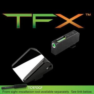 https3A2F2Fmedia.chattanoogashooting.com2Fimages2Fproduct2FXRTG13GLFST2FXRTG13GLFST.jpg Truglo TFX Tritium Fiber Optic XTREME Handgun F.A.S.T. Sights Fit Glocks Except 42/43 & M.O.S. - F.A.S.T Rear Sight / TFX Front Sight - White