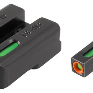 https3A2F2Fmedia.chattanoogashooting.com2Fimages2Fproduct2FXRTG13HP1PC2FXRTG13HP1PC.jpg Truglo TFX Pro Tritium/Fiber-Optic Day/Night Sights Fit H&K VP9 VP40 P30 P30SK P30L 45 & 45 TACTICAL (Including Compact) - Orange Outline Front/