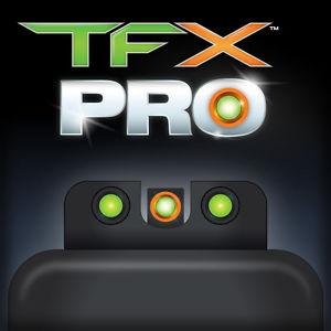 https3A2F2Fmedia.chattanoogashooting.com2Fimages2Fproduct2FXRTG13WA2PC2FXRTG13WA2PC.jpg Truglo TFX Pro Tritium/Fiber-Optic Day/Night Sights - Walther PPS (Except M2) - Orange Outline Front/Green Rear