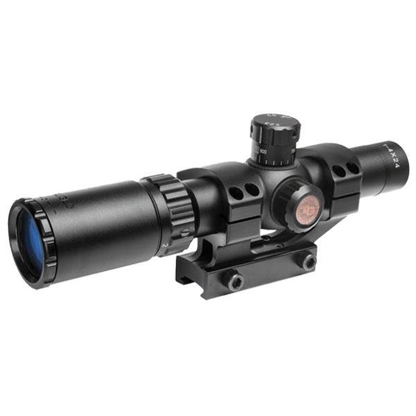 https3A2F2Fmedia.chattanoogashooting.com2Fimages2Fproduct2FXRTG8514BT2FXRTG8514BT.jpg Truglo Tru-Brite 30 Series Tacticle Rifle Scope - 1-4x24mm 30mm MIL 1PC