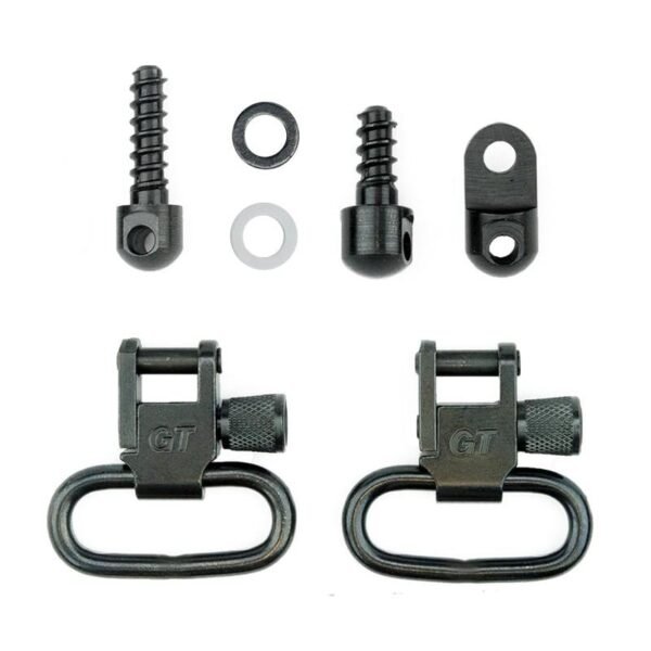 https3A2F2Fmedia.chattanoogashooting.com2Fimages2Fproduct2FXUGTSW272FXUGTSW27-1.jpg GrovTec Ruger Carbines Auto and Single Locking Swivel Sets 1" Black
