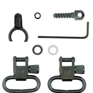 https3A2F2Fmedia.chattanoogashooting.com2Fimages2Fproduct2FXUGTSW3012FXUGTSW301.jpg Grovtec Two Piece Barrel Band Swivel Sets .585 - .635 Diameter Black 2/ct