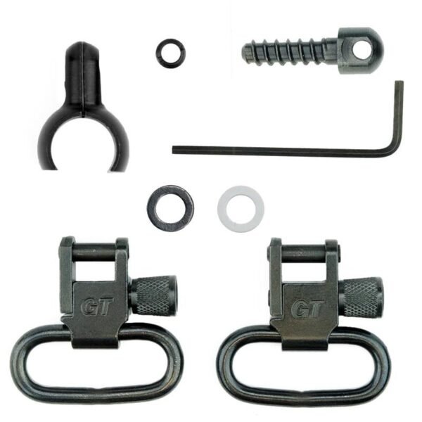 https3A2F2Fmedia.chattanoogashooting.com2Fimages2Fproduct2FXUGTSW432FXUGTSW43-1.jpg Grovtec Two Piece Barrel Band Swivel Sets .630" to .675" Black