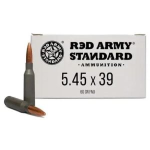 https3A2F2Fmedia.chattanoogashooting.com2Fimages2Fproduct2FYCAM34232FYCAM34231.jpg Century Arms Red Army Standard Rifle Ammunition 5.45x39 60gr FMJ Lead Core 30/ct