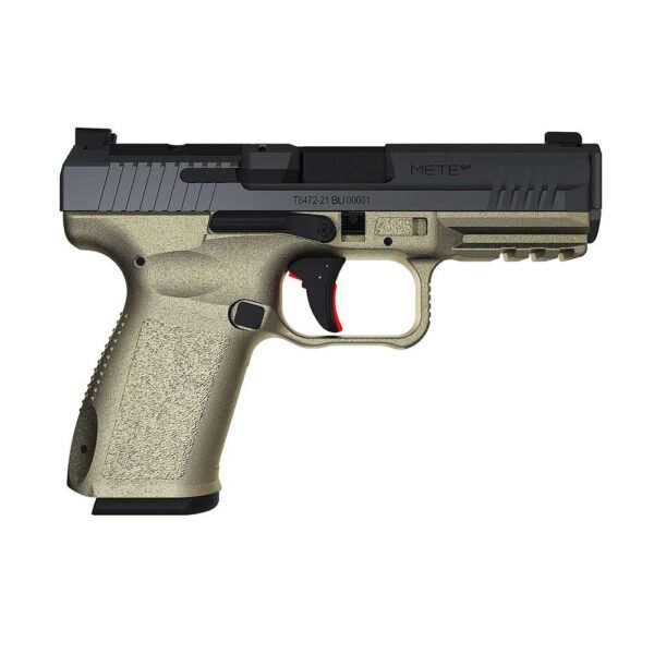 https3A2F2Fmedia.chattanoogashooting.com2Fimages2Fproduct2FYCHG7159N2FYCHG7159N-1.jpg Canik Mete SF Handgun 9mm Luger 15rd Magazine 4.08" Barrel Black/FDE