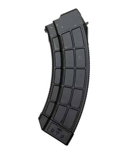 https3A2F2Fmedia.chattanoogashooting.com2Fimages2Fproduct2FYCMA943A2FYCMA943A_1.jpg Century Arms US Palm AK30R Rifle Magazine 7.62x39 30/rd Clear/Black Polycarbonate Material