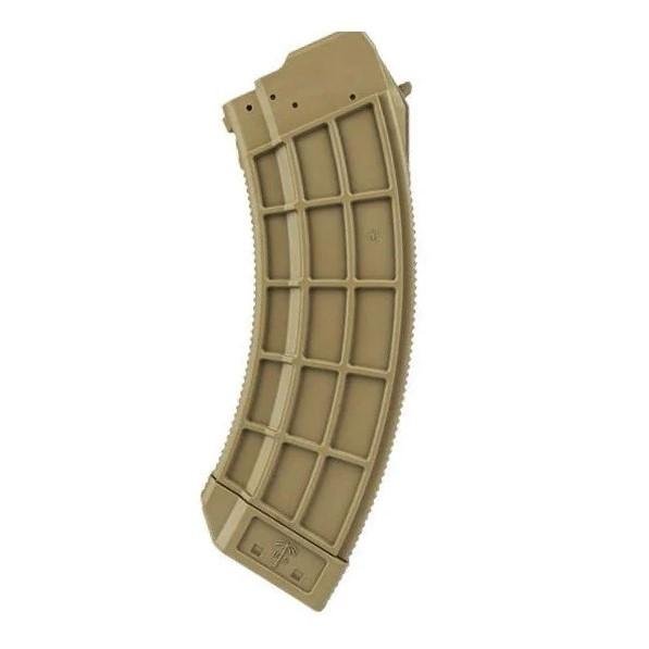 https3A2F2Fmedia.chattanoogashooting.com2Fimages2Fproduct2FYCMA944A2FYCMA944A_1.jpg Century Arms US Palm AK30R Rifle Magazine FDE 7.62x39 30/rd
