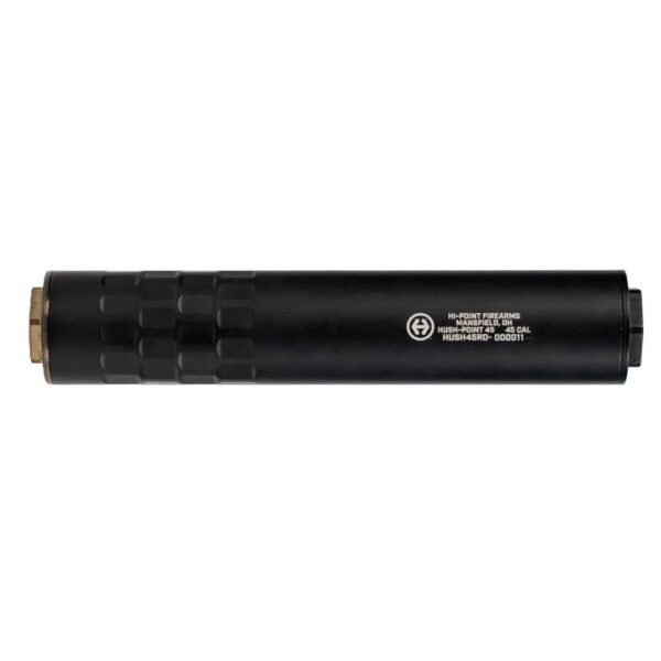 https3A2F2Fmedia.chattanoogashooting.com2Fimages2Fproduct2FYHHP4592FYHHP4591.jpg Hi-Point Hush Point 45/9 Suppressor 1/2x28 & .578x28 Direct Thread