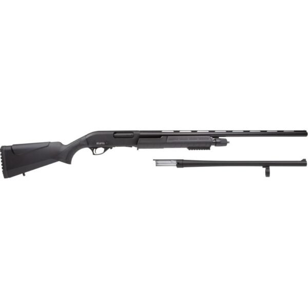Rock Island Armory Combo Field/Security Shotgun 12ga 3" Chamber 5rd Magazine 18.5" and 28" Barrel Black