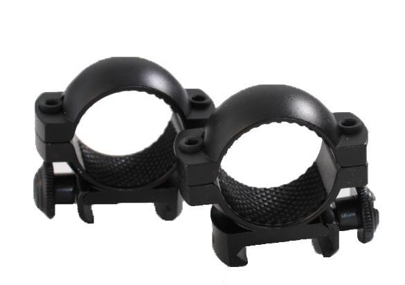 https3A2F2Fmedia.chattanoogashooting.com2Fimages2Fproduct2FYLA791DS2FYLA791DS.jpg Traditions Aluminum Scope Rings fits Weaver Style Bases 1" Med - Matte Black