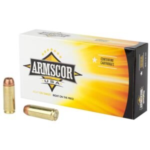 https3A2F2Fmedia.chattanoogashooting.com2Fimages2Fproduct2FYMFAC50AE1N2FYMFAC50AE1N-1.jpg Armscor Handgun Ammunition 50AE 300 gr JHP 1250 fps 20/ct