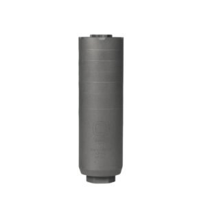 https3A2F2Fmedia.chattanoogashooting.com2Fimages2Fproduct2FYQSILJSQUICKIE65RE2FYQSILJSQUICKIE65RE1.jpg Q Jumbo Shrimp Quick Attach Suppressor 6.5 Creedmoor Titanium 5/8x24 5.7" Bead Blast Finish with Rearend Muzzle Device