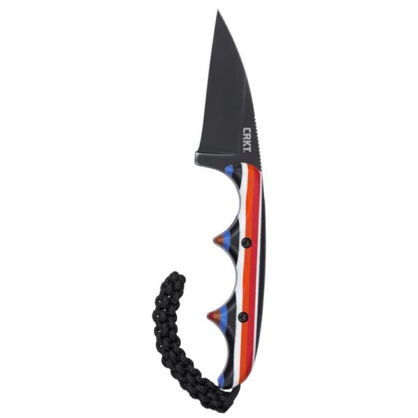 https3A2F2Fmedia.chattanoogashooting.com2Fimages2Fproduct2FZB2385G2FZB2385G-1.jpg CRKT Minimalist Fixed Knife 2" Wharncliffe Blade Layered Multi-Color Handle