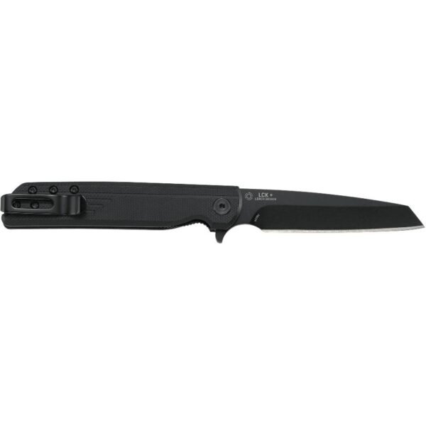 https3A2F2Fmedia.chattanoogashooting.com2Fimages2Fproduct2FZB3802K2FZB3802K_1.jpg CRKT LCK + Tanto Blackout Folding Knife Assisted Opening 3 1/4" Blade Black