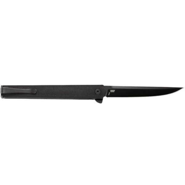 https3A2F2Fmedia.chattanoogashooting.com2Fimages2Fproduct2FZB7097K2FZB7097K-1.jpg CRKT CEO Flipper Folding Knife 3-3/8" Straight Back Blade Black