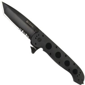 https3A2F2Fmedia.chattanoogashooting.com2Fimages2Fproduct2FZBM1614ZLEK2FZBM1614ZLEK_1.jpg CRKT M16-14ZLEK Tanto Flipper Knife (3.75" Black Serr)