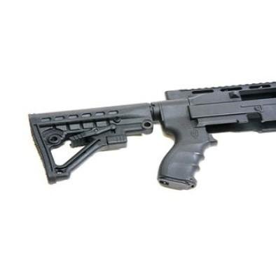 https3A2F2Fmedia.chattanoogashooting.com2Fimages2Fproduct2FZMAA556REX2FZMAA556REX_1.jpg ProMag Archangel 556 Conversion Stock for Ruger 10/22 - Black with Extended Monolithic Rail Forend (AA556R-EX)