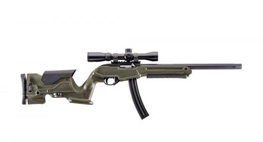 https3A2F2Fmedia.chattanoogashooting.com2Fimages2Fproduct2FZMAAP1022OD2FZMAAP1022OD.jpg ProMag Archangel Ruger Precision Stock Kit (Ruger 10/22) - OD Green Technapolymer