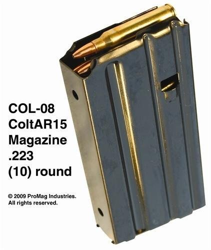 https3A2F2Fmedia.chattanoogashooting.com2Fimages2Fproduct2FZMCOL082FZMCOL08.jpg ProMag AR-15 Magazine .223 Rem Blued Steel 10/rd
