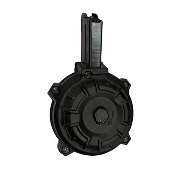 https3A2F2Fmedia.chattanoogashooting.com2Fimages2Fproduct2FZMDRMA1112FZMDRMA111-1.jpg Promag AR-15 Rifle Magazine Black Drum 7.62x39mm 50/rd
