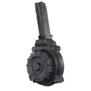 https3A2F2Fmedia.chattanoogashooting.com2Fimages2Fproduct2FZMDRMA202FZMDRMA20.jpg Promag Handgun Magazine for Glock 48/43X Black Polymer Drum 9mm Luger 50/rd