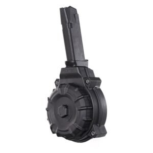 https3A2F2Fmedia.chattanoogashooting.com2Fimages2Fproduct2FZMDRMA522FZMDRMA52.jpg Promag Springfield XD-9 9mm Handgun Magazine Black Polymer 50/rd Drum