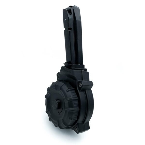 https3A2F2Fmedia.chattanoogashooting.com2Fimages2Fproduct2FZMDRMA612FZMDRMA61-1.jpg Promag H&K VP9 Handgun Magazine Black Drum 9mm Luger 50/rd