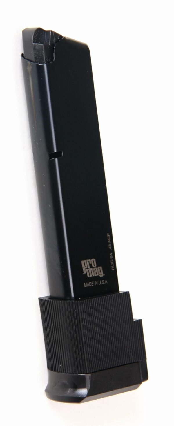 https3A2F2Fmedia.chattanoogashooting.com2Fimages2Fproduct2FZMRUG042FZMRUG04_1.jpg ProMag Ruger P90 Magazine .45 ACP Blued Steel 10/rd