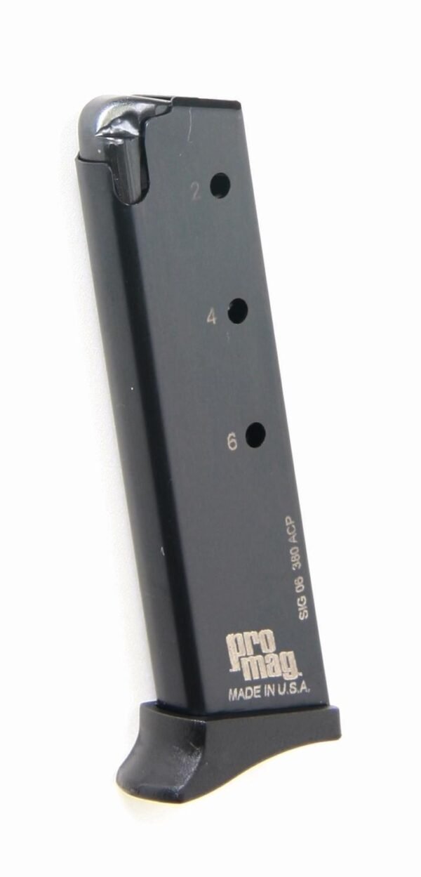 https3A2F2Fmedia.chattanoogashooting.com2Fimages2Fproduct2FZMSIG062FZMSIG06.jpg ProMag Sig Sauer P230 Magazine .380 ACP Blued Steel 7/rd