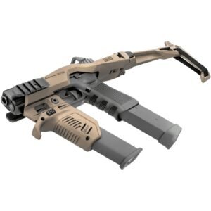 https3A2F2Fmedia.chattanoogashooting.com2Fimages2Fproduct2FZS2020NFK022FZS2020NFK02-1.jpg Recover Tactical 20/20N Stabilizer Kit for Glock with Angled Magwell with Brace Tan