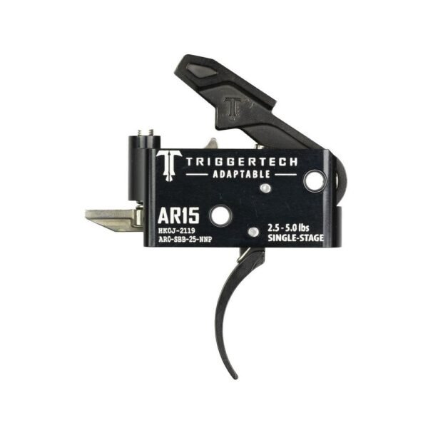 TriggerTech AR15 Single-Stage Adaptable Pro Curved Trigger Black