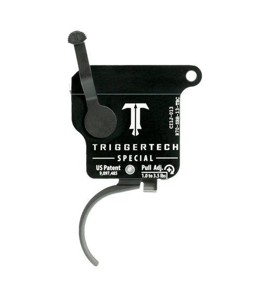 https3A2F2Fmedia.chattanoogashooting.com2Fimages2Fproduct2FZTR70SBB13TBC2FZTR70SBB13TBC.jpg TriggerTech Rem 700 Special Curved Trigger Single Stage Black/Black