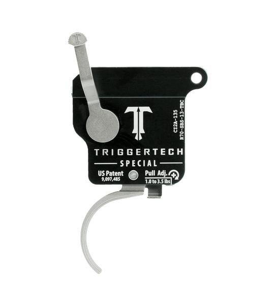 https3A2F2Fmedia.chattanoogashooting.com2Fimages2Fproduct2FZTR70SBS13TBC2FZTR70SBS13TBC.jpg TriggerTech Rem 700 Special Curved Trigger Single Stage Stainless Steel/Black