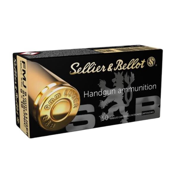 https3A2F2Fmedia.chattanoogashooting.com2Fimages2Fproduct2FZYSB9SUBA2FZYSB9SUBA-1.jpg Seller & Bellot Subsonic Pistol Ammunition 9mm Luger 140 gr FMJ 1001 fps 50/ct